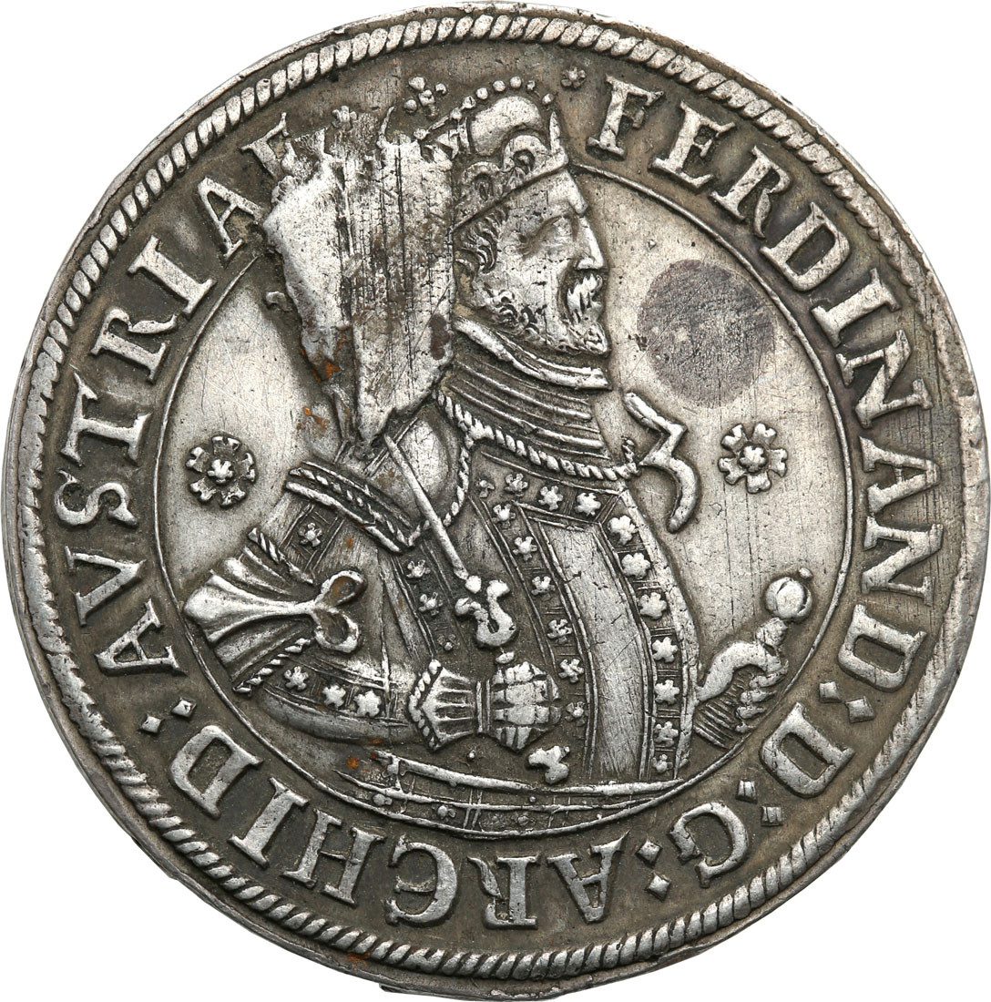 Austria. Ferdinand (1564-1595). Talar bez daty, Hall - Rozetki RZADKI